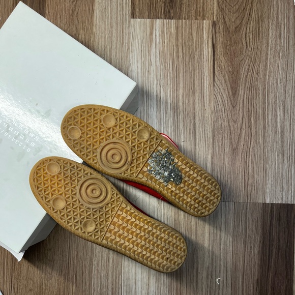 Maison Margiela Double Strap Future Low (Red Suede) Size 10 (44eu) - Picture 3 of 9